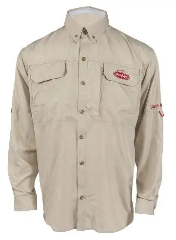 BERKLEY PERFORMANCE GREY & BROWN VENTED SHIRT